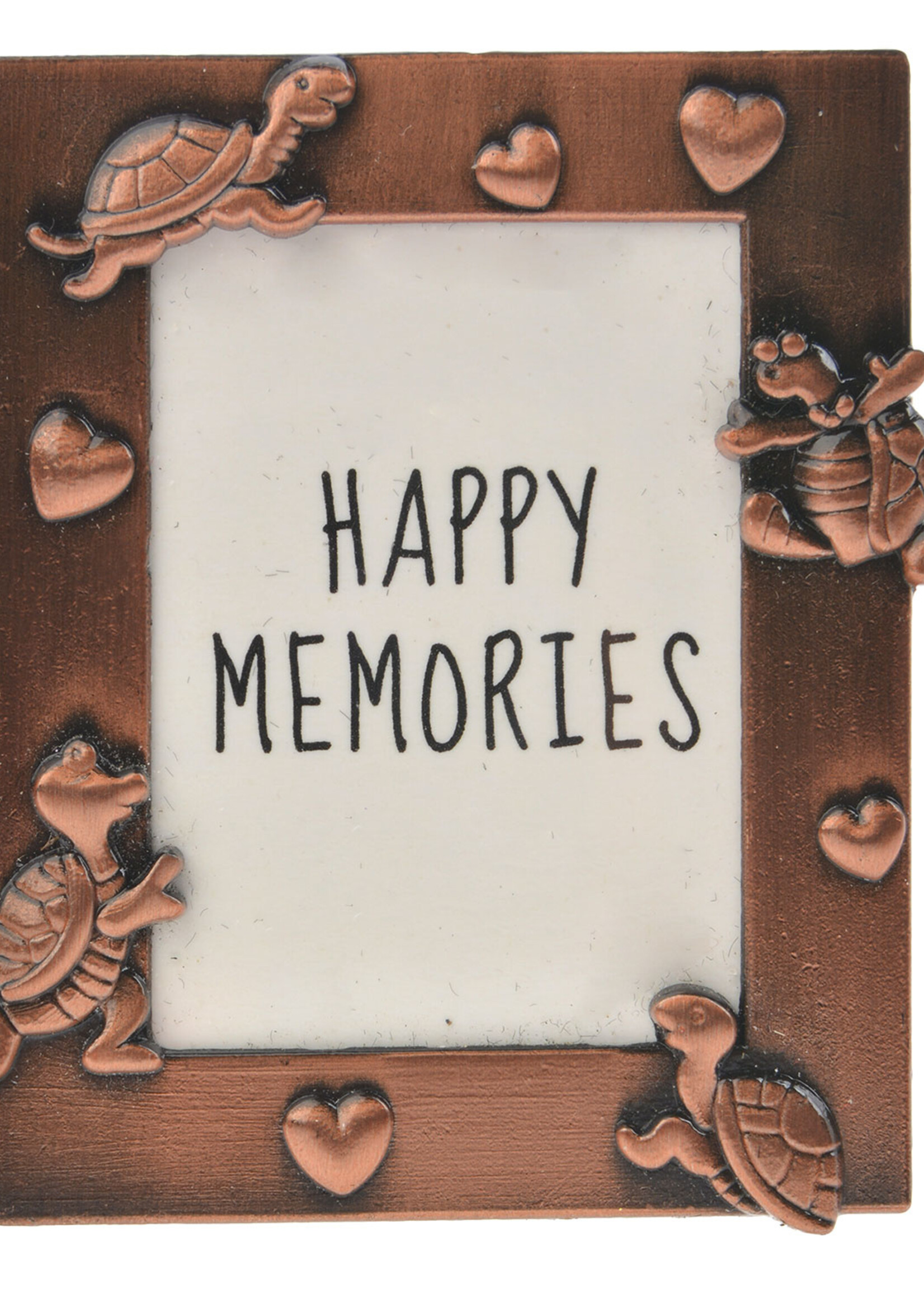 Clayre & Eef Cadre photo 4*5 cm/2.5*3.5 cm couleur cuivre MLFF0010KO