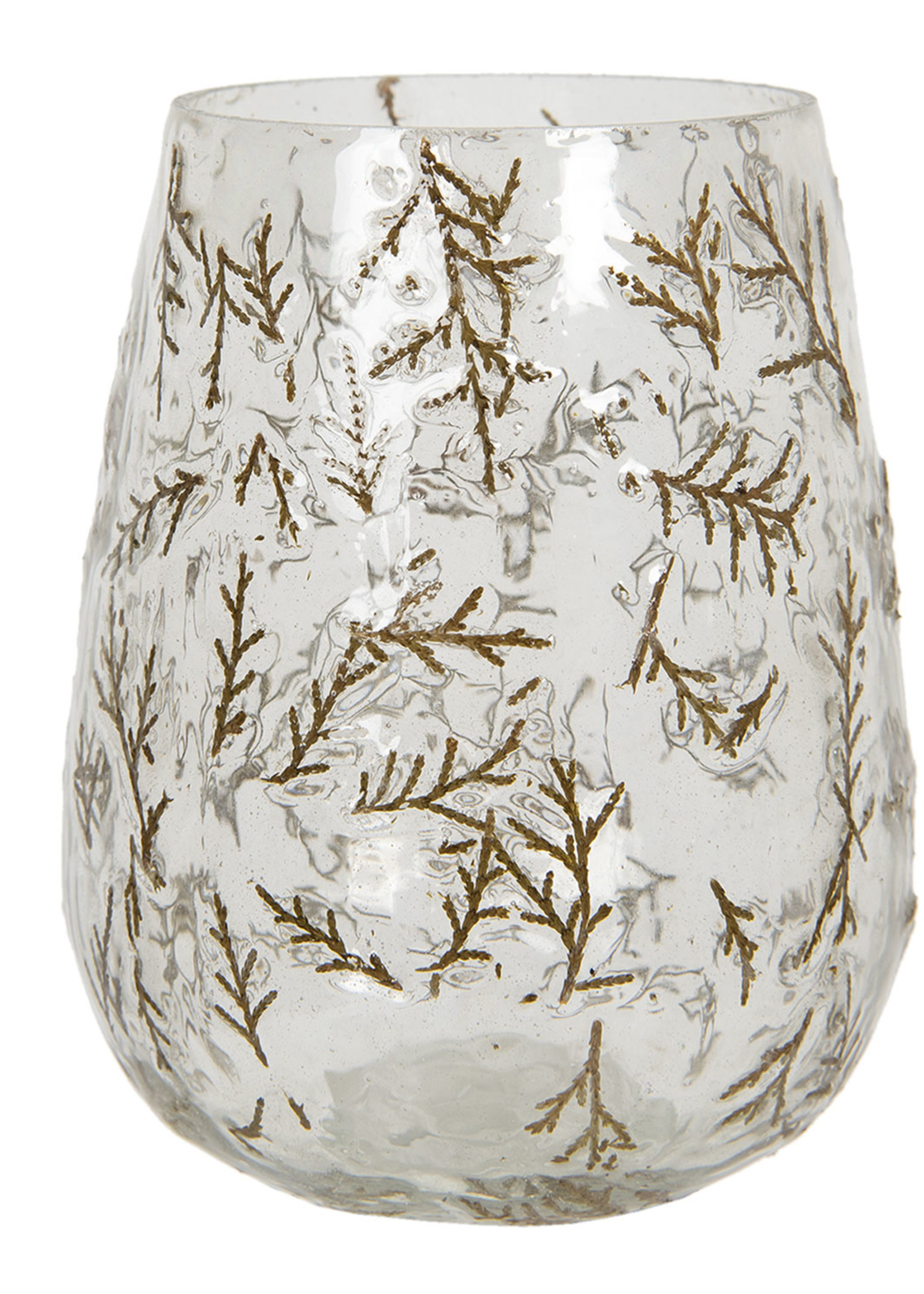 Clayre & Eef Waxinelichthouder Ø 12*15 cm 6GL2857