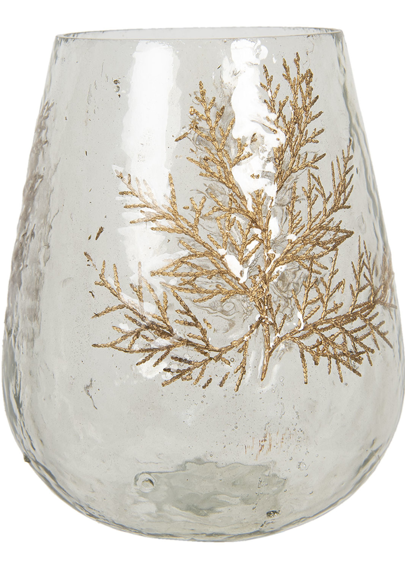 Clayre & Eef Waxinelichthouder Ø 12*15 cm 6GL2857