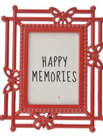Clayre & Eef Cadre photo 4*5/2.5*3.5 cm cm rouge MLFF0011R