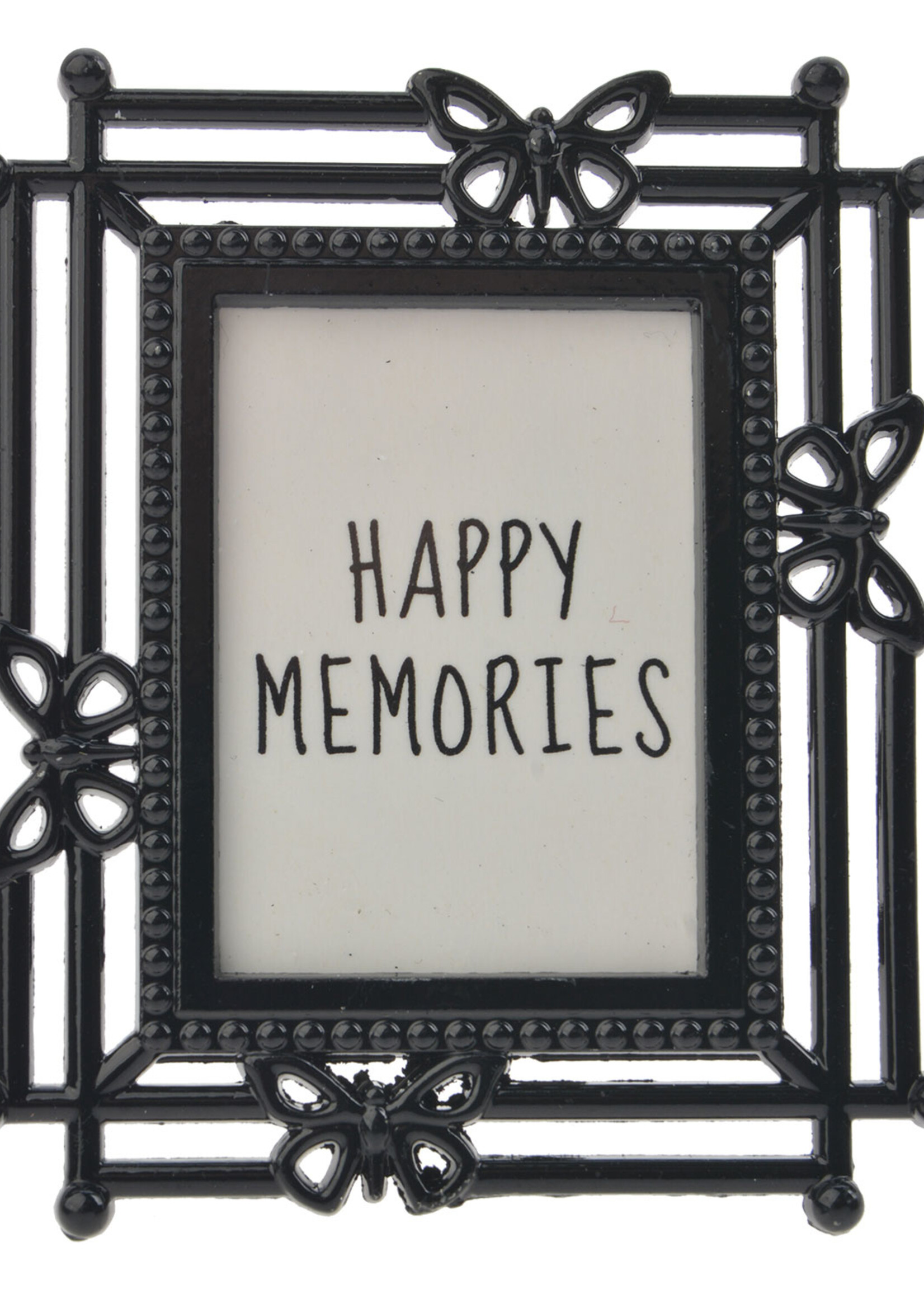 Clayre & Eef Cadre photo 4*5 cm/2.5*3.5 cm noir MLFF0011Z