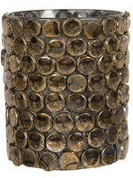 Clayre & Eef Waxinelichthouder Ø 8*10 cm 6GL2862