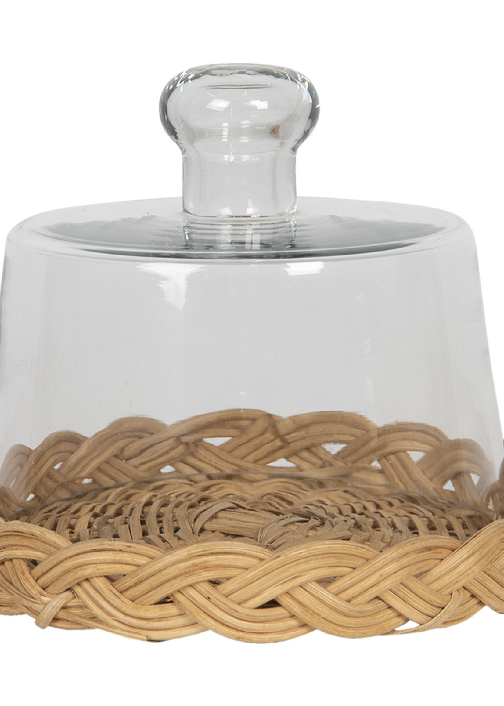 Clayre & Eef Cloche de verre Ø 15*14 cm 6GL2863