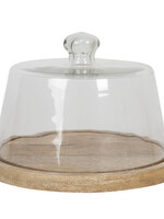 Clayre & Eef Cloche de verre Ø 22*16 cm 6GL2866
