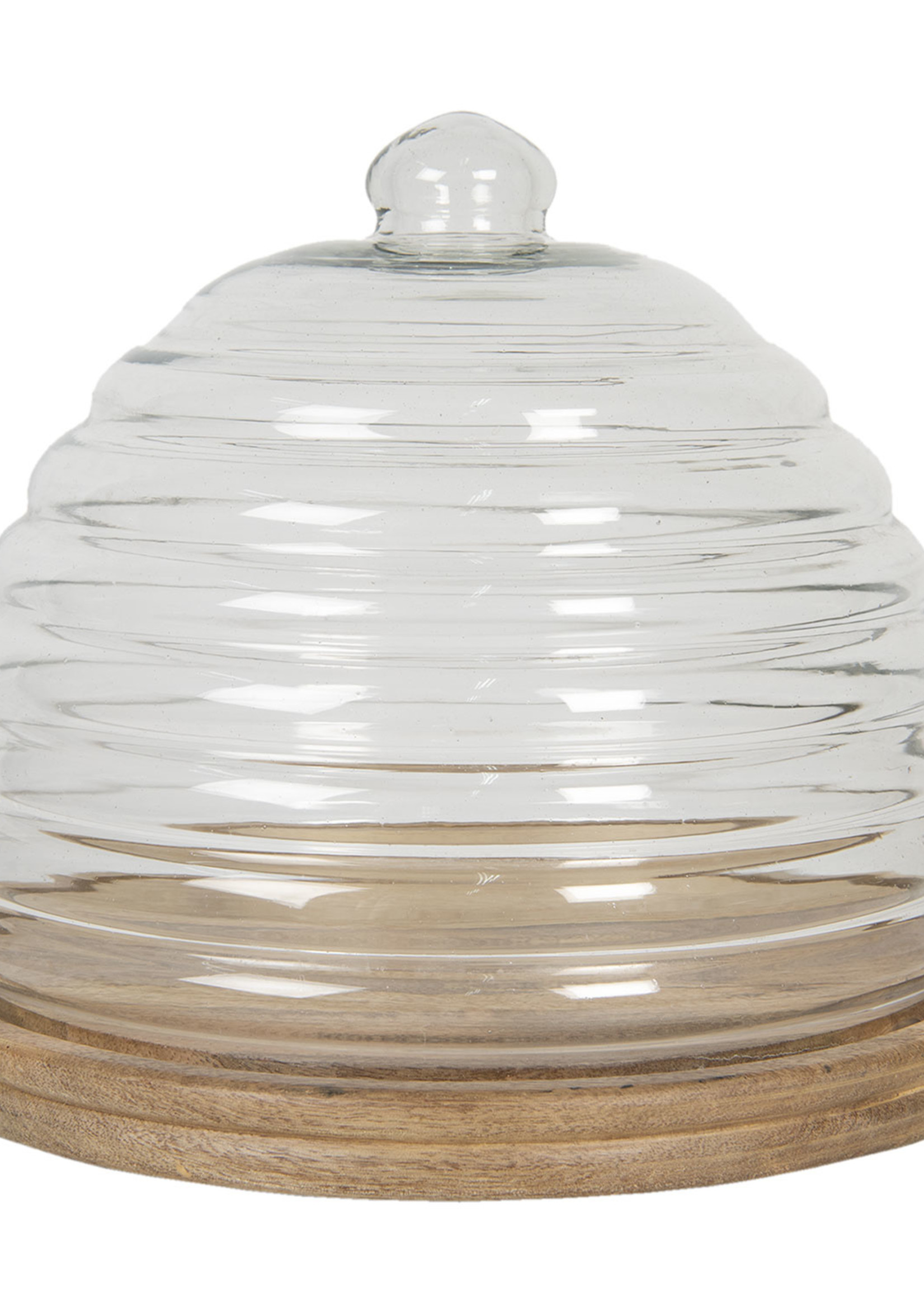 Clayre & Eef Cloche de verre Ø 33*28 cm 6GL2868