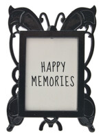 Clayre & Eef Cadre photo 4*5 cm/2.5*3.5 cm noir MLFF0012Z