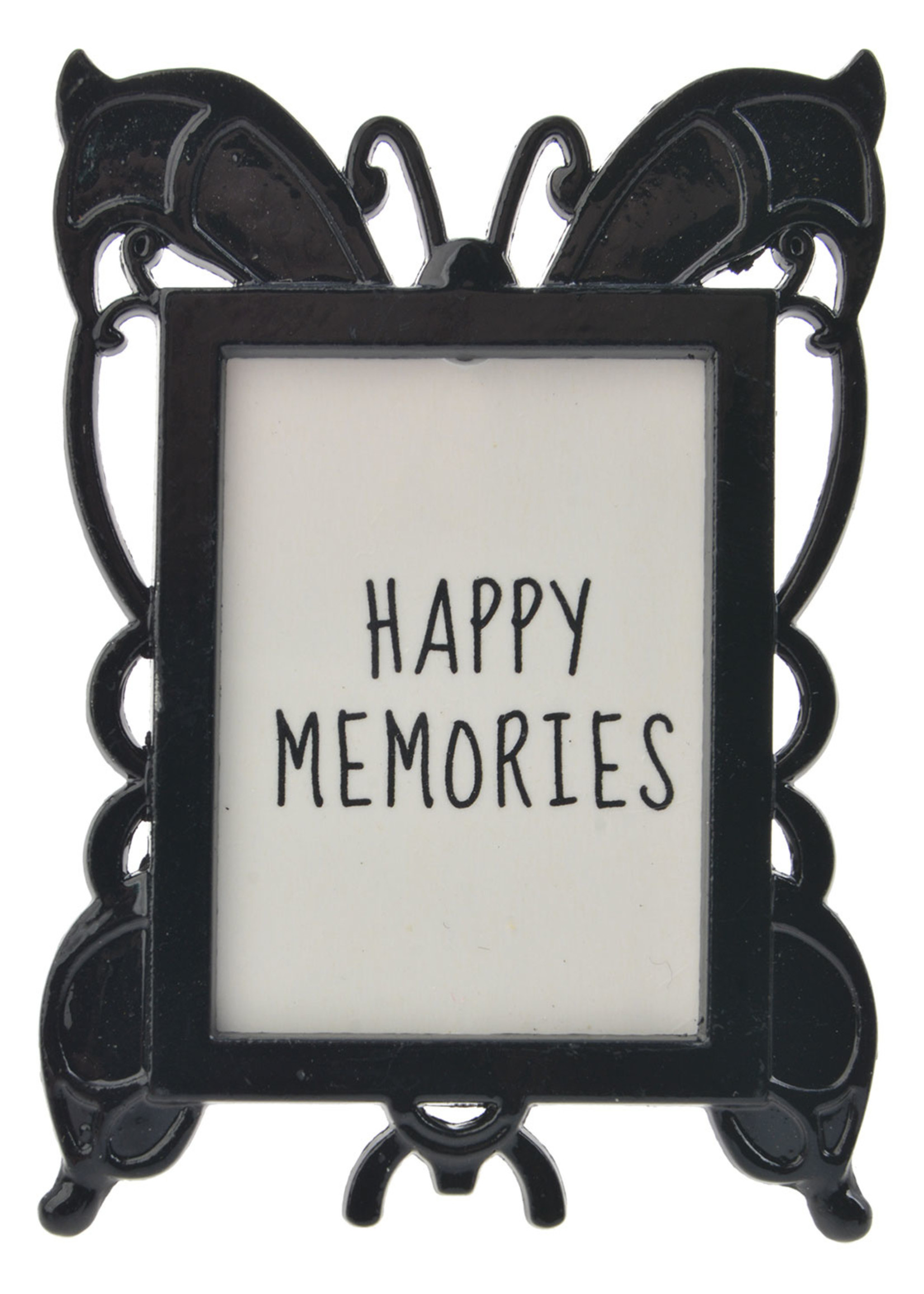 Clayre & Eef Fotolijst 4*5 cm/2.5*3.5 cm zwart MLFF0012Z