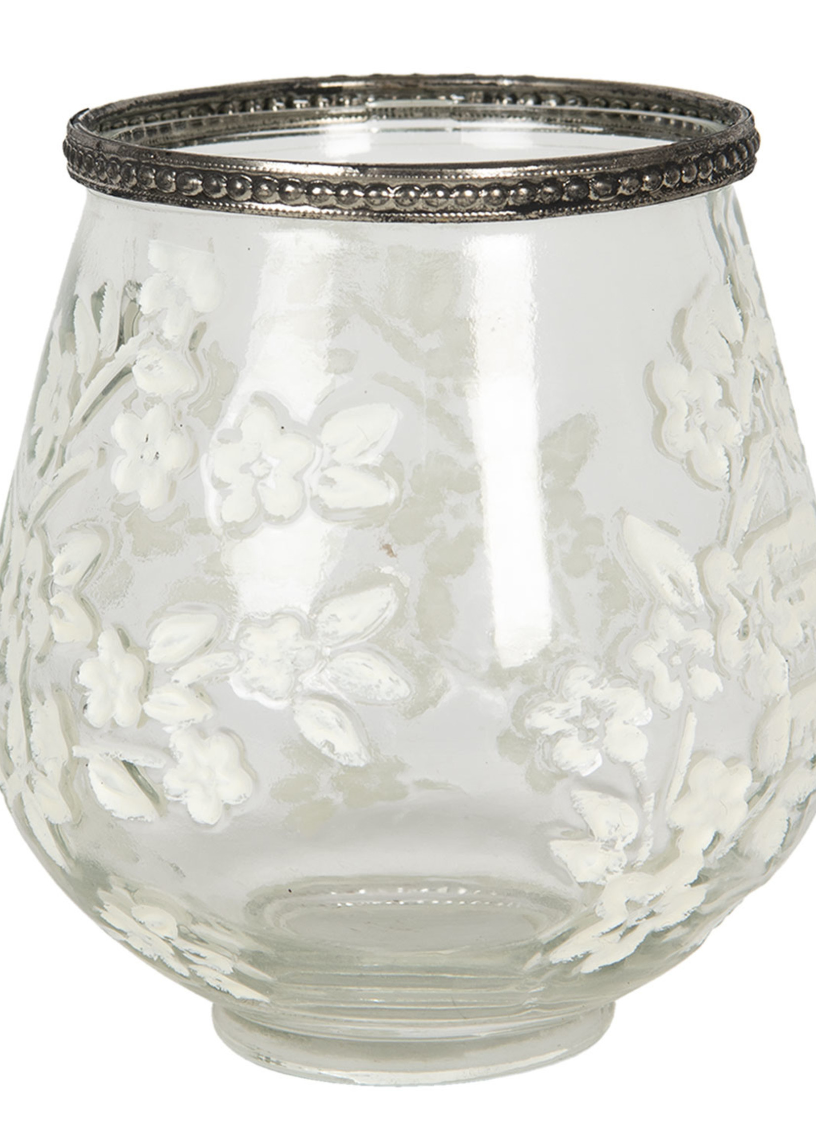 Clayre & Eef Waxinelichthouder Ø 12*13 cm 6GL2874