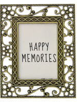 Clayre & Eef Fotolijst 4*5 cm/2.5*3.5 cm goudkleurig MLFF0013GO