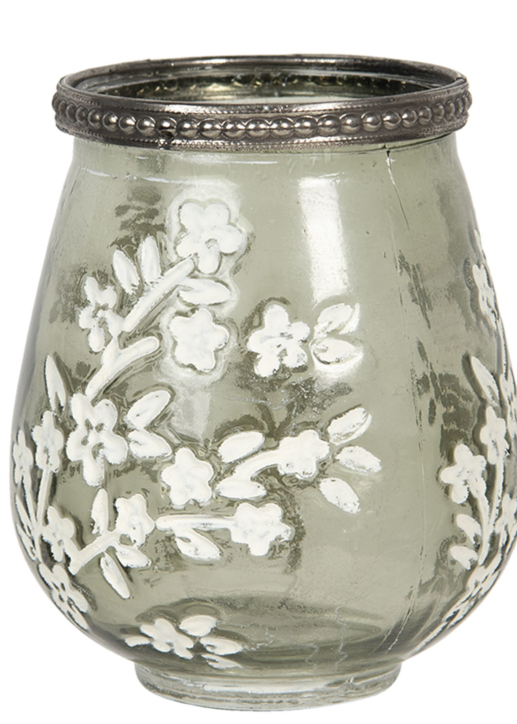 Clayre & Eef Waxinelichthouder Ø 9*11 cm 6GL2876