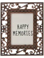 Clayre & Eef Cadre photo 4*5 cm/2.5*3.5 cm couleur cuivre MLFF0013KO