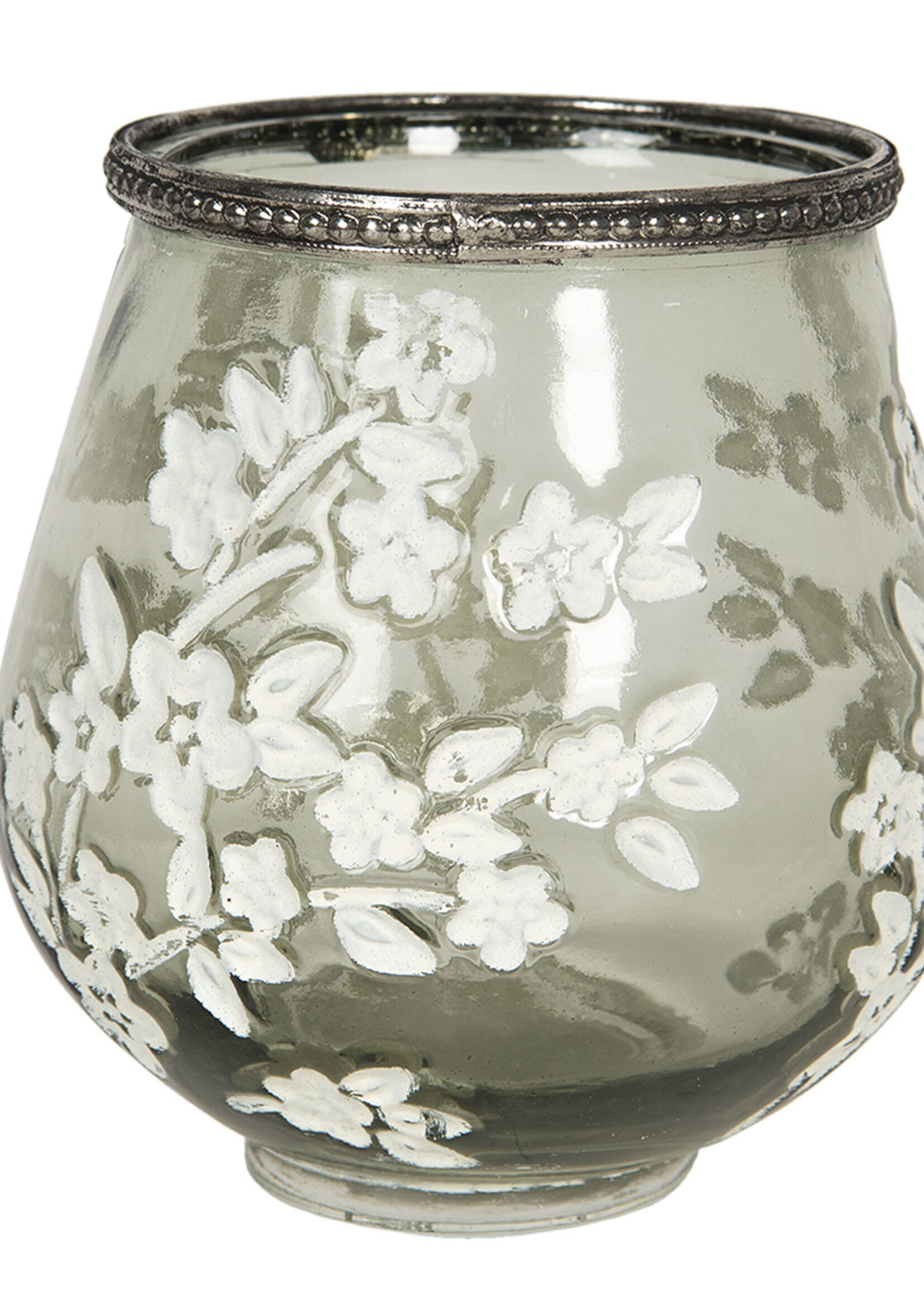 Clayre & Eef Waxinelichthouder Ø 12*13 cm 6GL2877