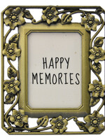 Clayre & Eef Cadre photo 4*5 cm/2.5*3.5 cm couleur or MLFF0014GO