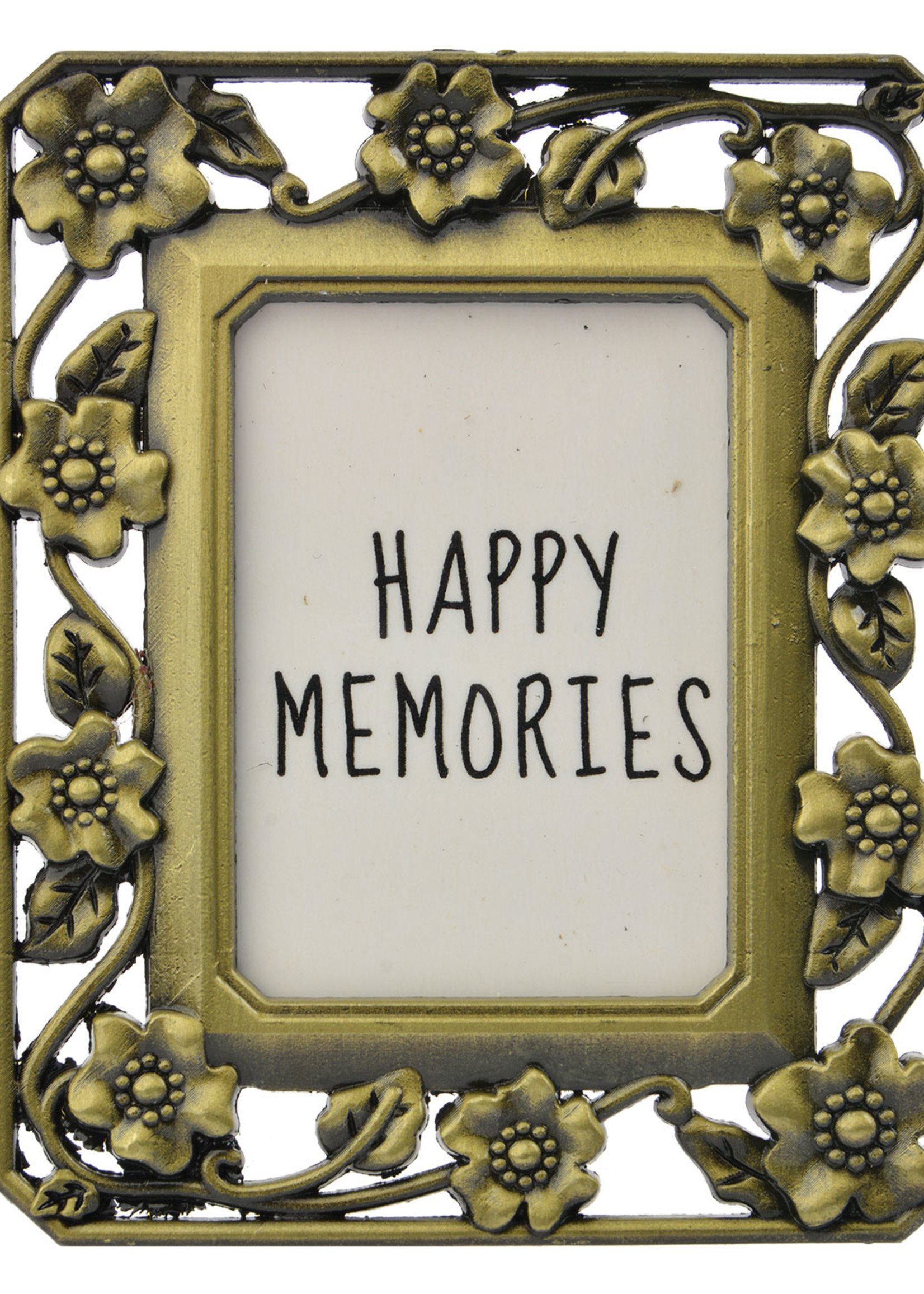 Clayre & Eef Fotolijst 4*5 cm/2.5*3.5 cm goudkleurig MLFF0014GO