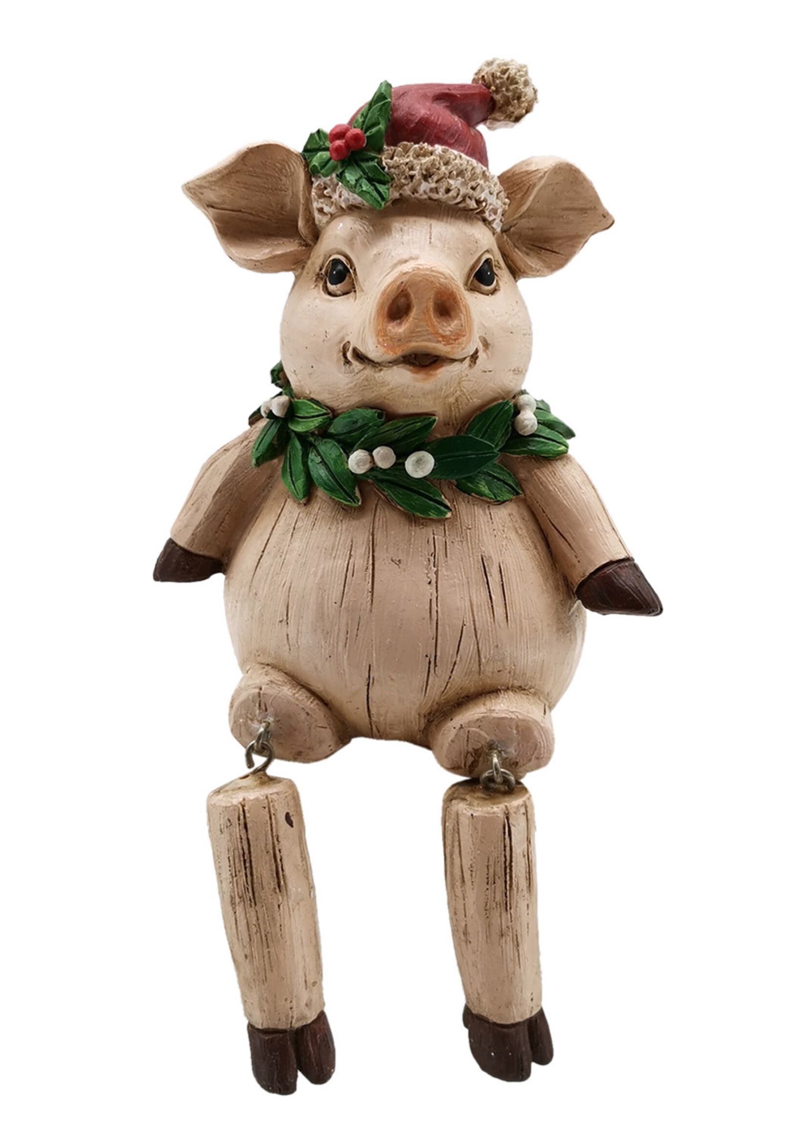 Clayre & Eef Décoration cochon 8*7*10 cm 6PR2724