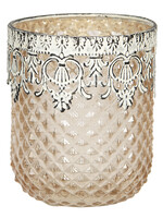 Clayre & Eef Waxinelichthouder Ø 10*12 cm 6GL2893