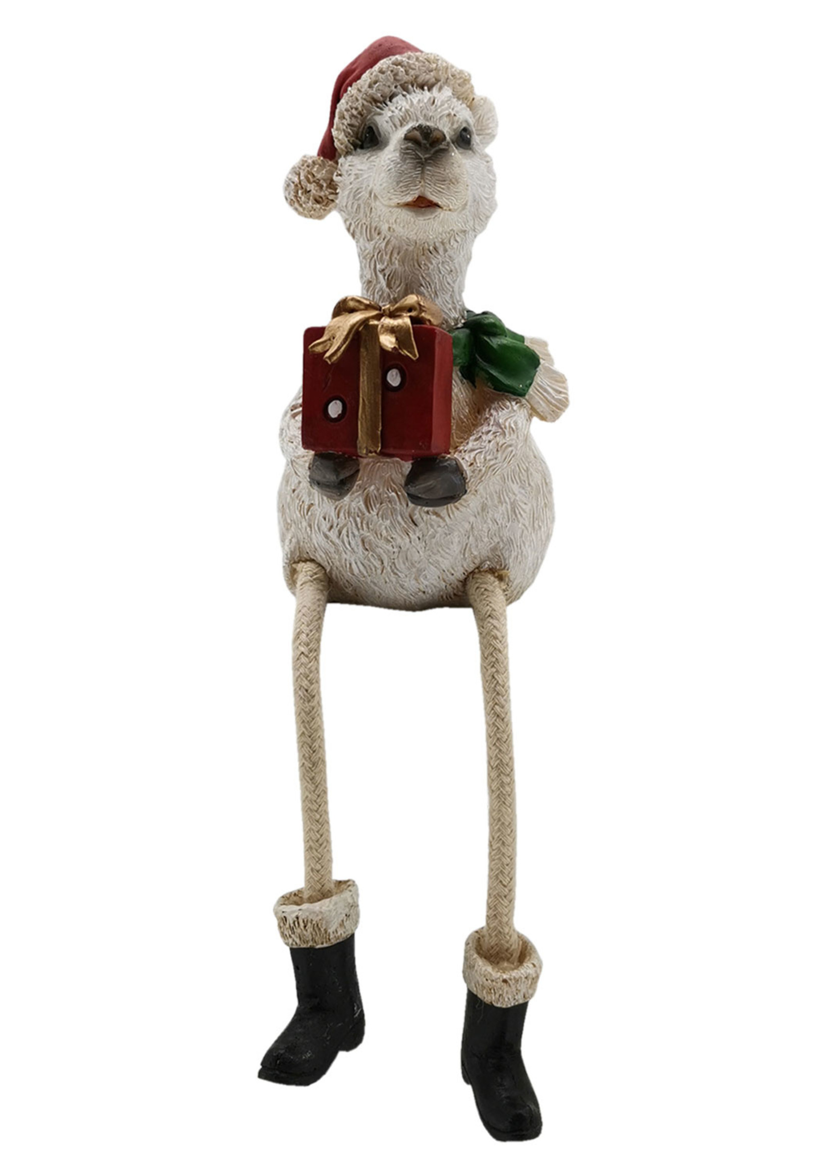 Clayre & Eef Decoratie alpaca 8*7*11 cm 6PR2737