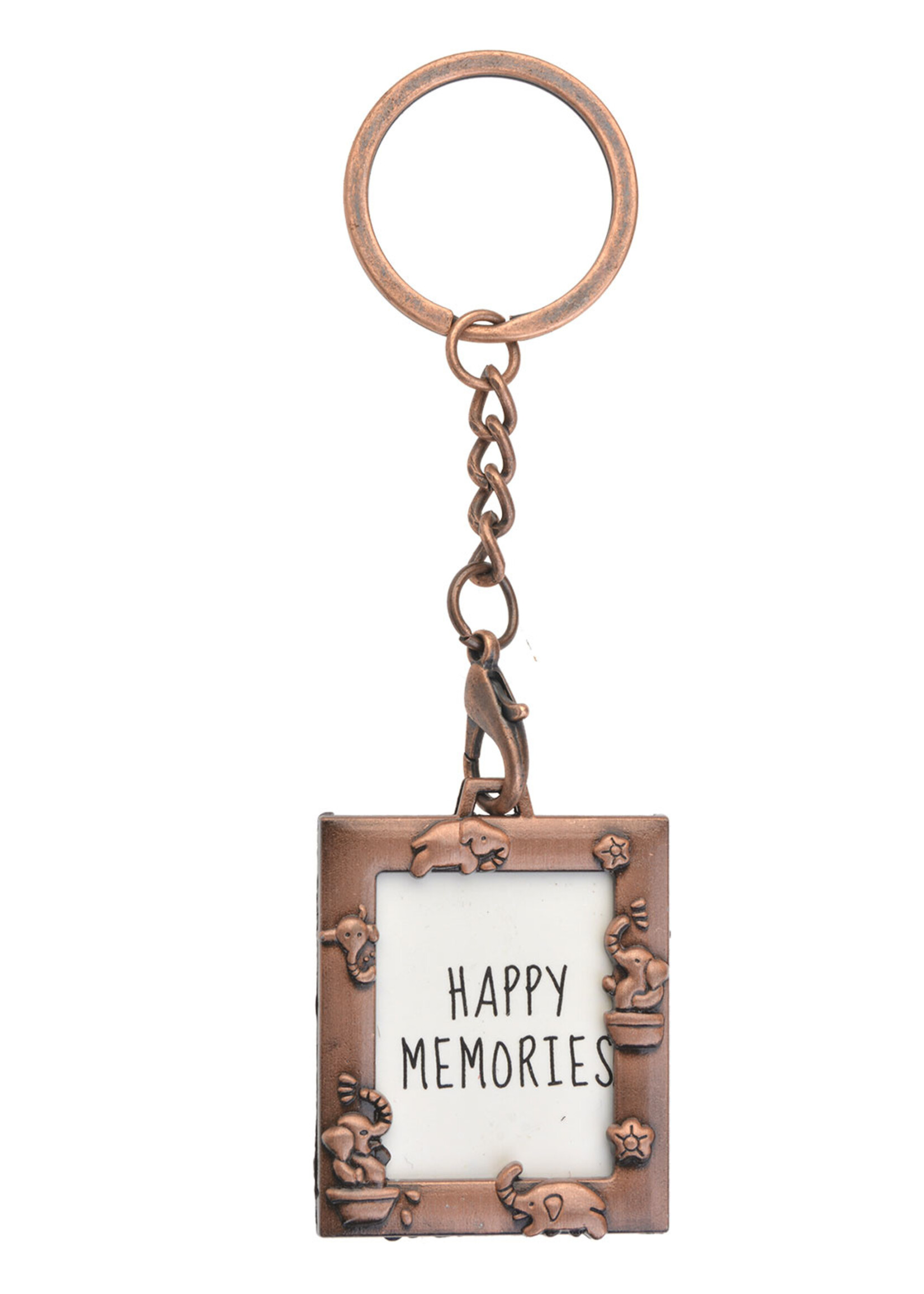 Clayre & Eef Porte-clés photo couleur cuivre MLKCF0001KO