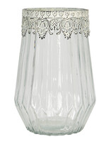 Clayre & Eef Waxinelichthouder Ø 17*20 cm 6GL2895