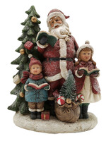 Clayre & Eef Père Noël avec des enfants 19*9*24 cm 6PR2740