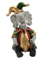 Clayre & Eef Décoration éléphant 14*11*18 cm 6PR2741