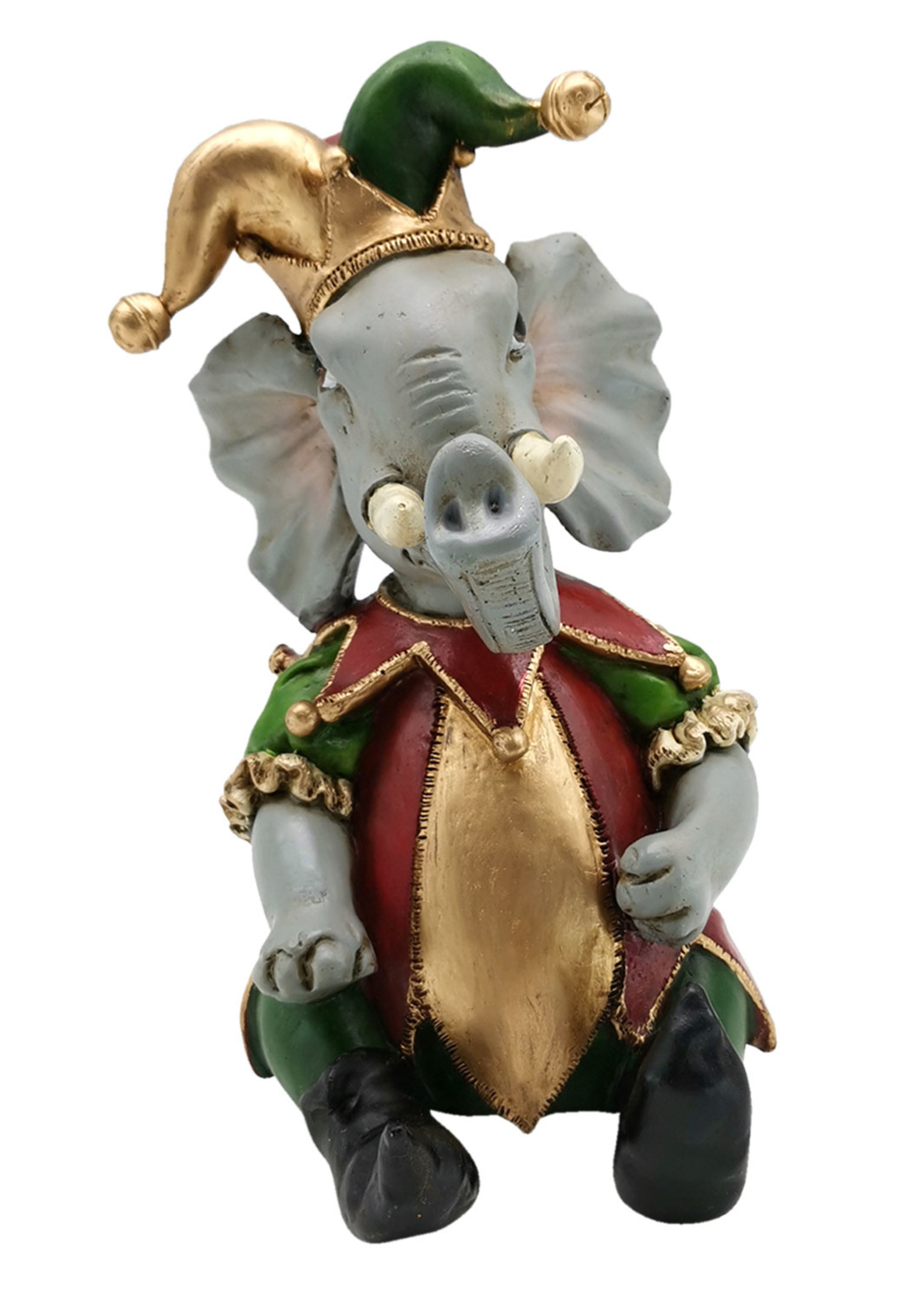 Clayre & Eef Décoration éléphant 14*11*18 cm 6PR2741