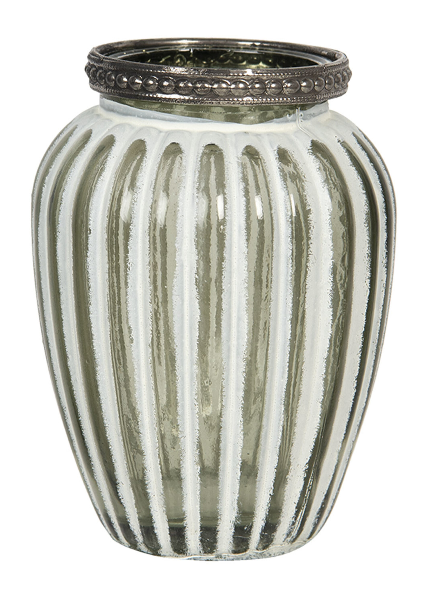 Clayre & Eef Waxinelichthouder Ø 8*11 cm 6GL2898