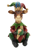 Clayre & Eef Decoratie ezel 11*11*18 cm 6PR2742