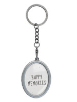 Clayre & Eef Porte-clés photo couleur argentée MLKCF0005ZI