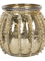 Clayre & Eef Waxinelichthouder Ø 11*12 cm 6GL2906