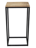 Clayre & Eef Table murale reclaimed wood 40*27*81 cm 50309