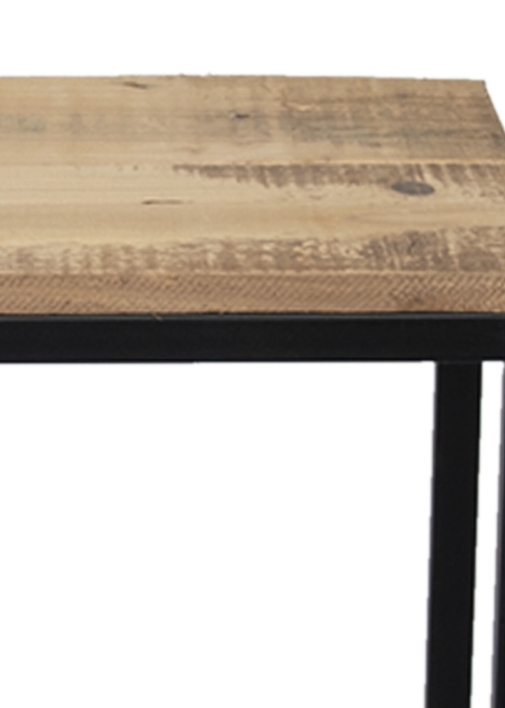 Clayre & Eef Table murale reclaimed wood 40*27*81 cm 50309