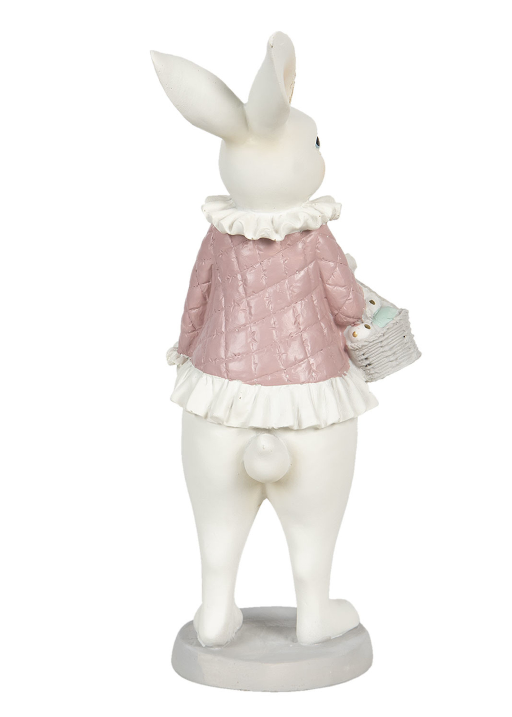 Clayre & Eef Décoration lapin fille 10*10*25 cm 6PR3148