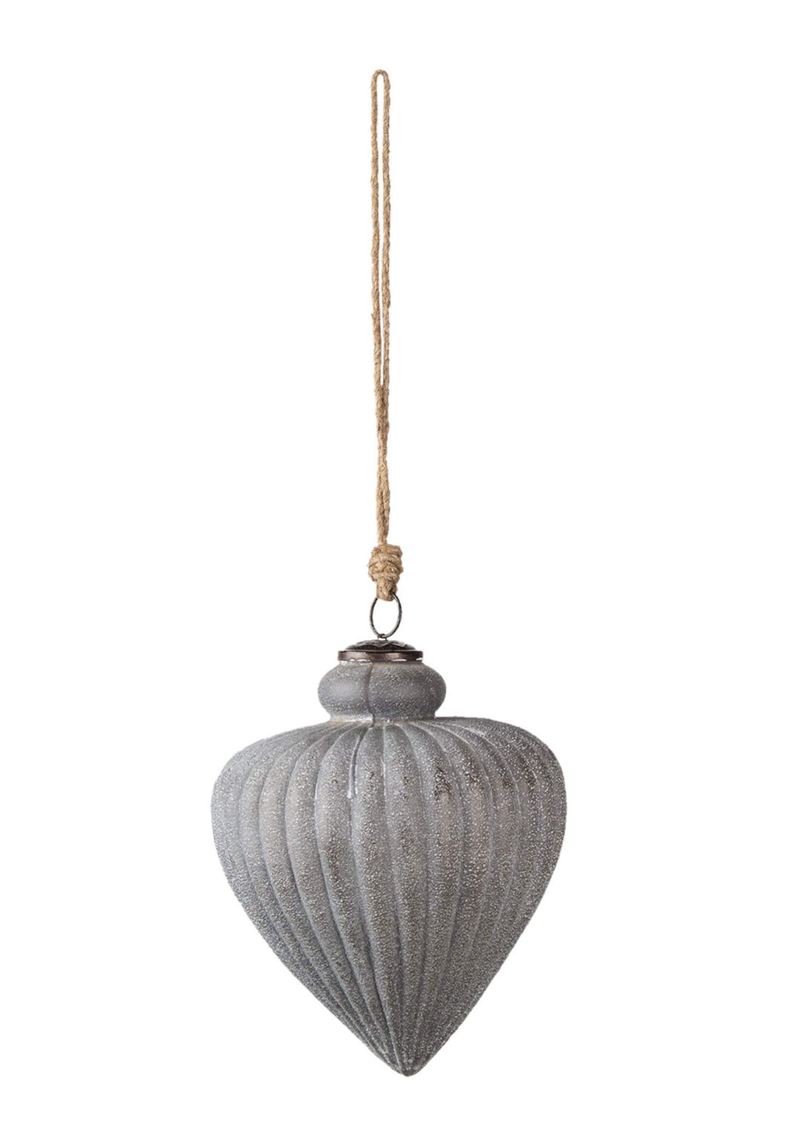 Clayre & Eef Kerstbal Ø 16*20 cm 6GL3097