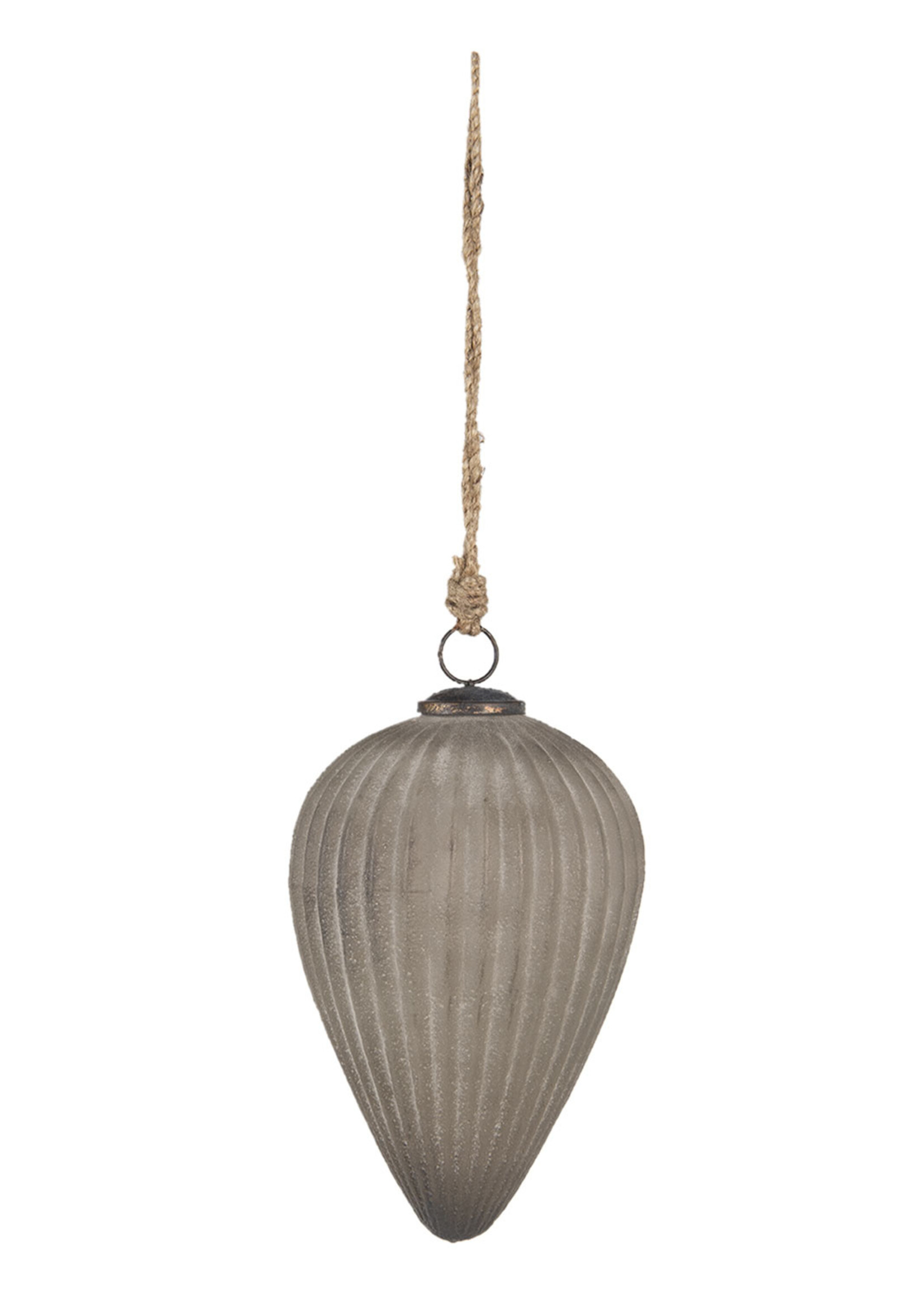 Clayre & Eef Boule de Noël Ø 13*20 cm 6GL3099