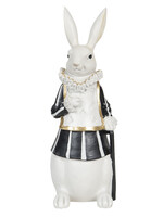Clayre & Eef Décoration lapin 11*10*27 cm 6PR3165