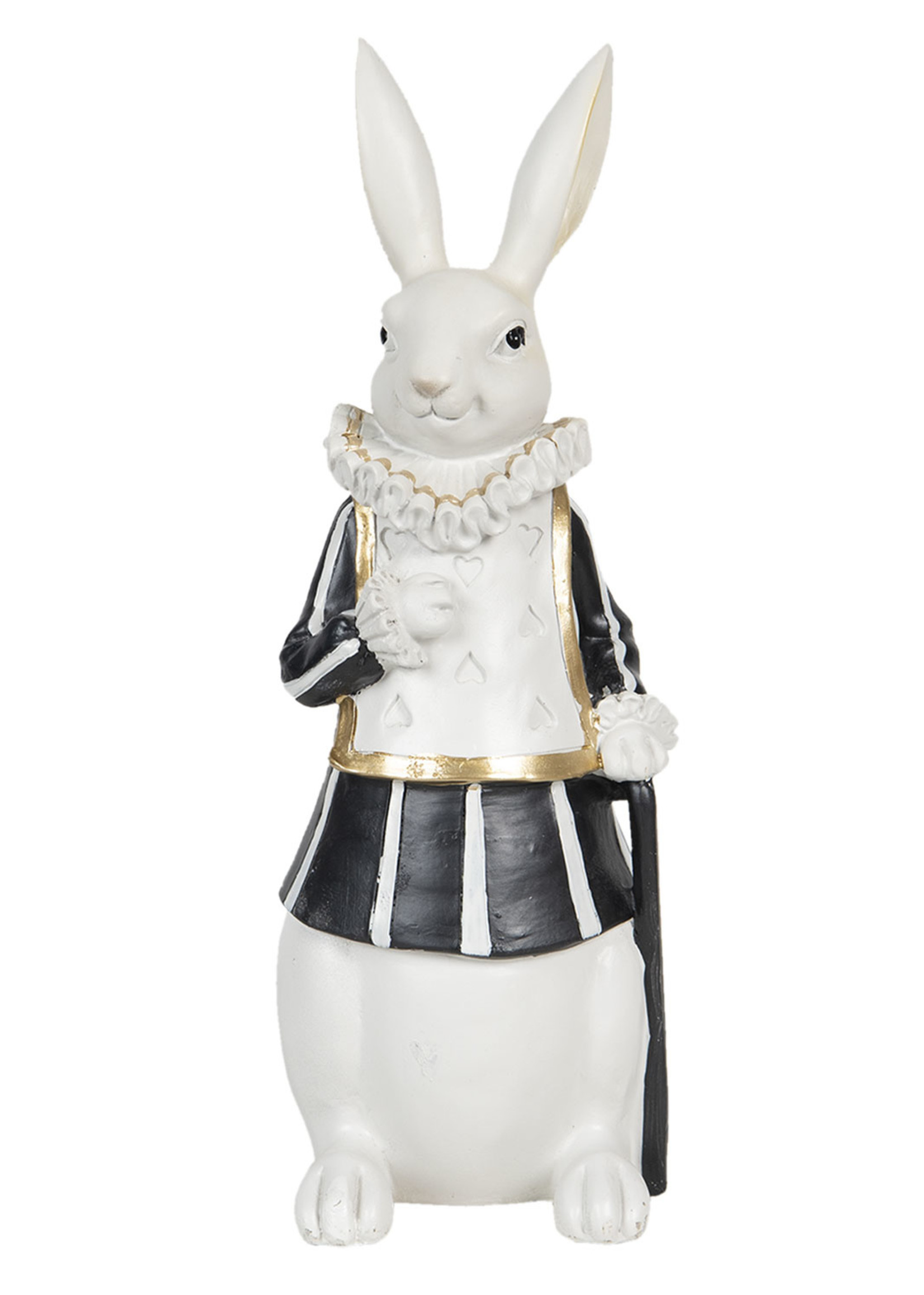 Clayre & Eef Decoratie konijn 11*10*27 cm 6PR3165