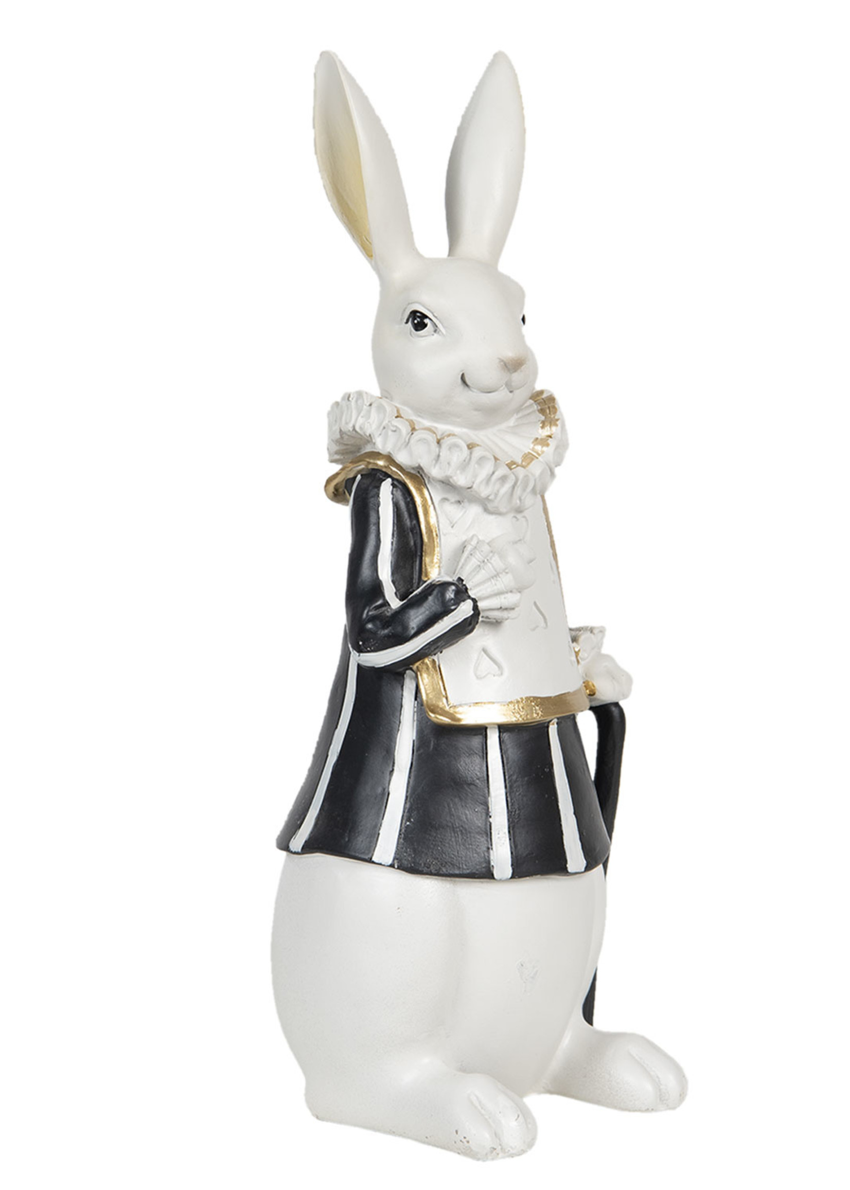 Clayre & Eef Decoratie konijn 11*10*27 cm 6PR3165