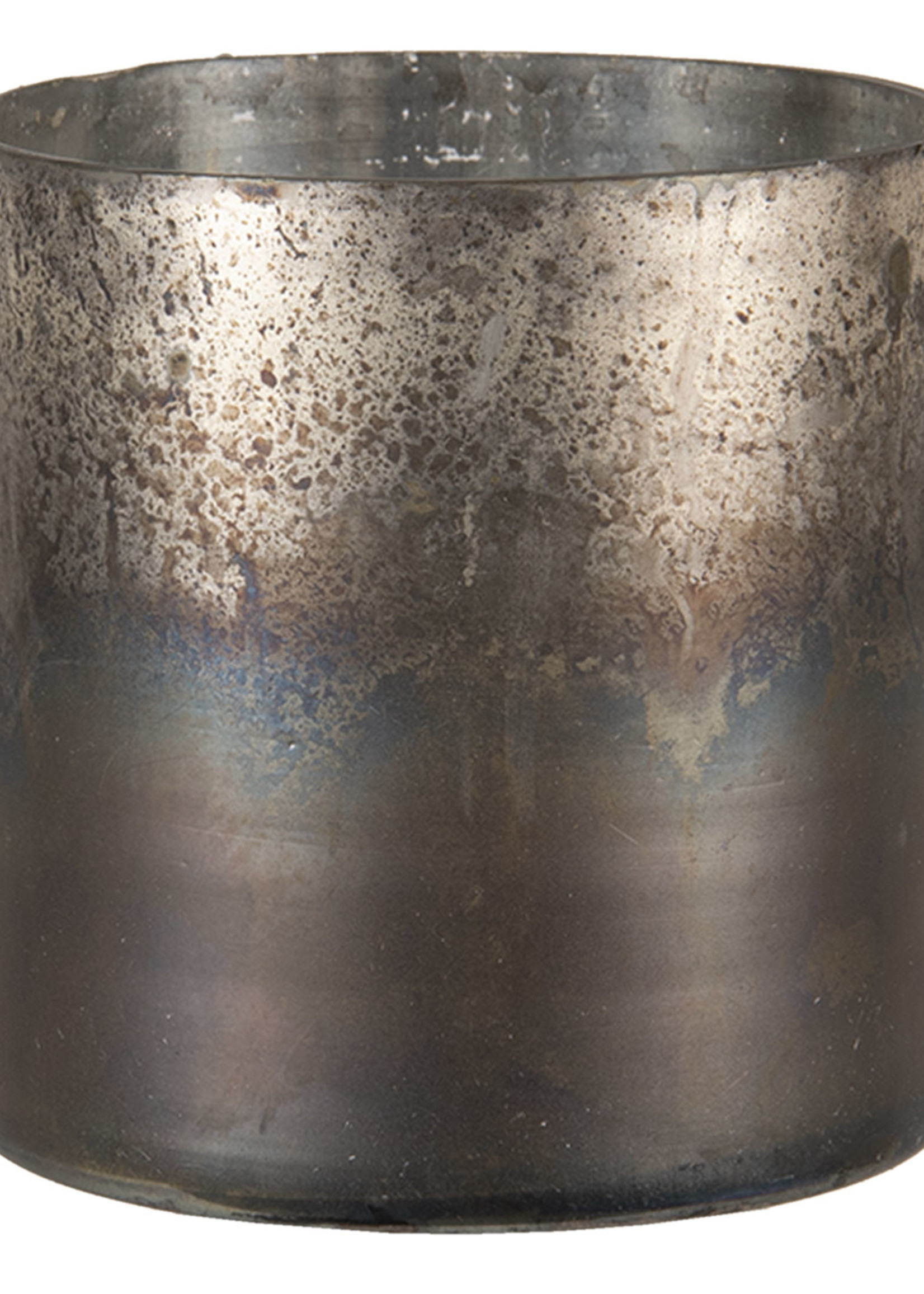 Clayre & Eef Waxinelichthouder Ø 9*10 cm 6GL3113