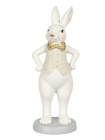 Clayre & Eef Decoratie konijn jongen 9*8*20 cm 6PR3174