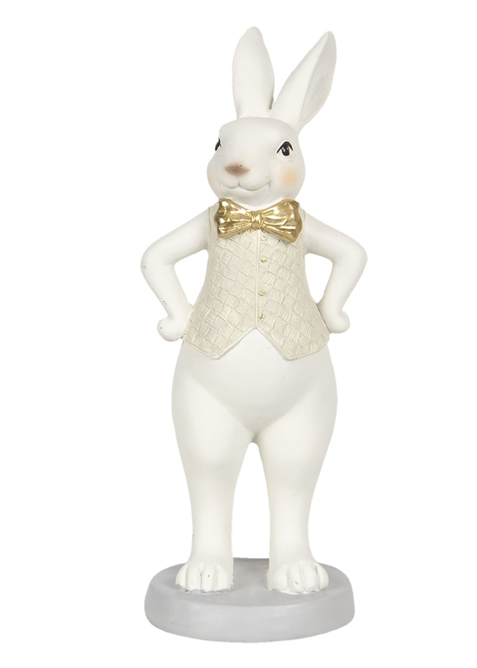 Clayre & Eef Décoration lapin garçon 9*8*20 cm 6PR3174