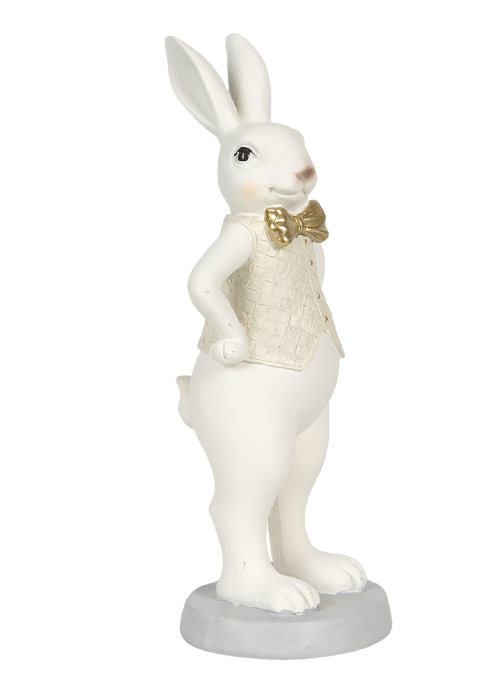 Clayre & Eef Décoration lapin garçon 9*8*20 cm 6PR3174