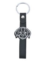 Clayre & Eef Sleutelhanger zwart MLKCH0338Z