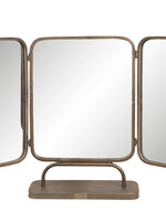 Clayre & Eef Miroir triptyque 66*14*50 cm 52S169
