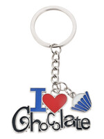 Clayre & Eef Porte-clés couleur argentée MLKCH0351