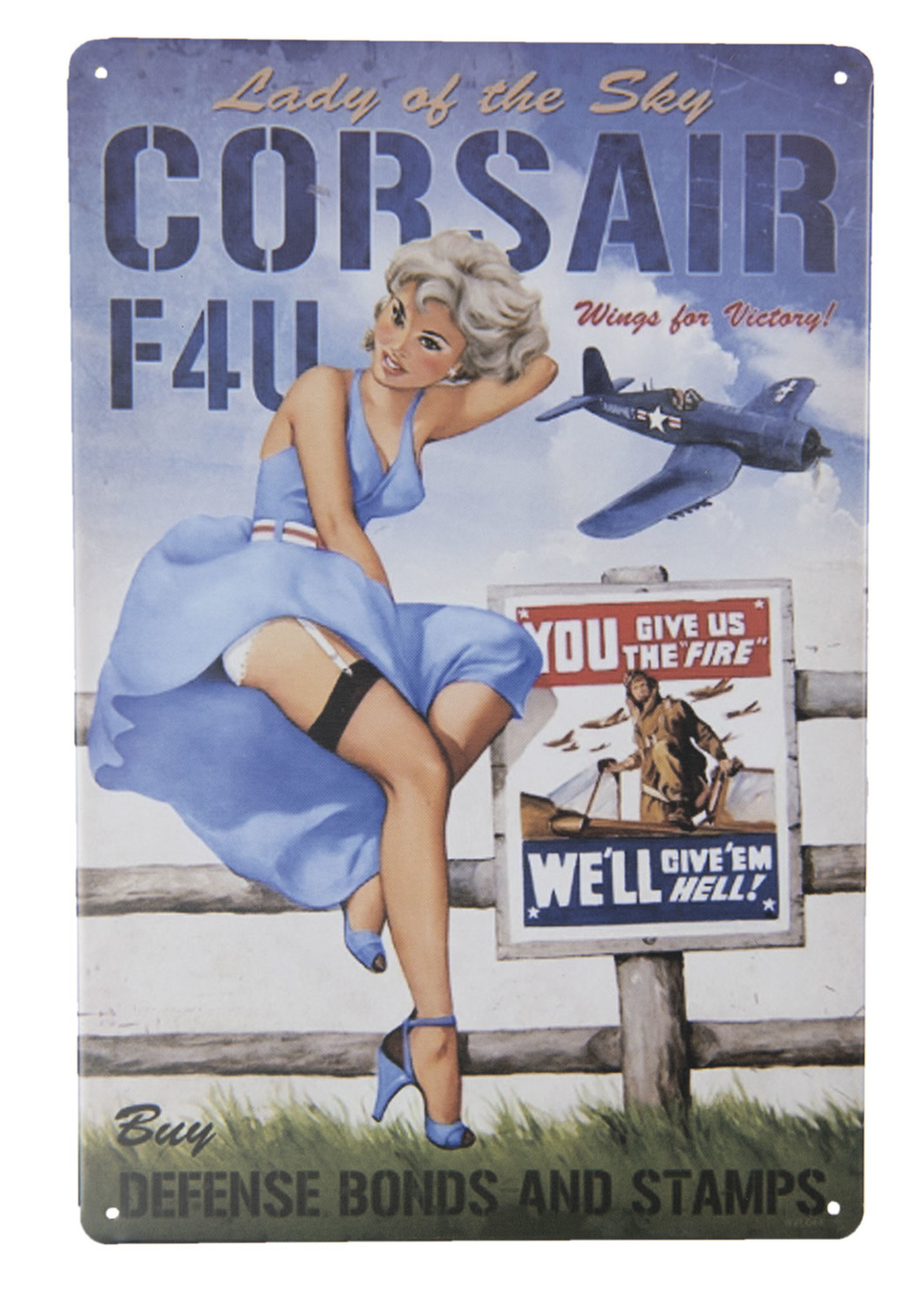 Clayre & Eef Plaque décorative 20*30 cm 6Y4111