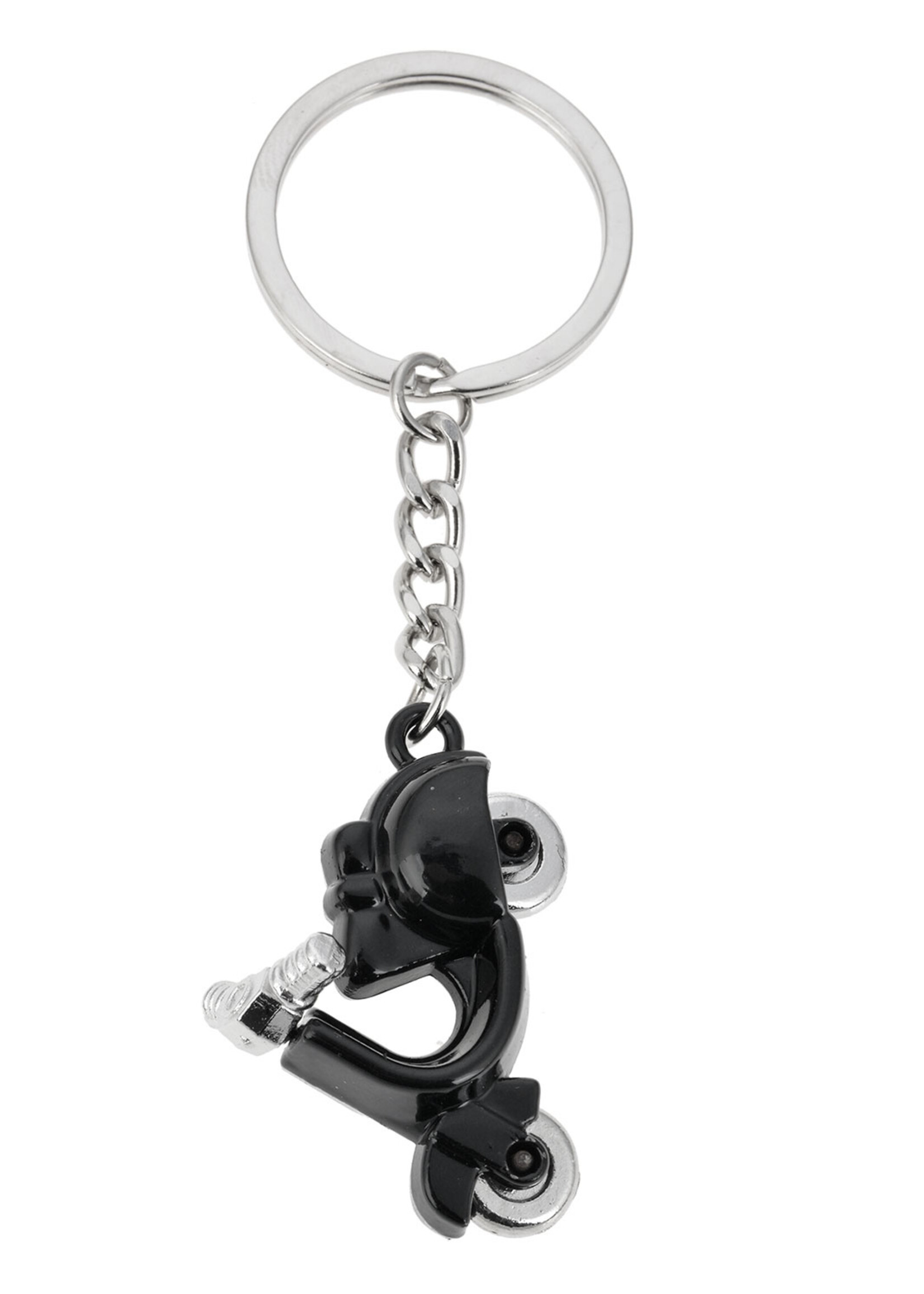 Clayre & Eef Sleutelhanger zwart MLKCH0358