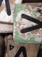 houten letters & tekens Scrabble Letter V