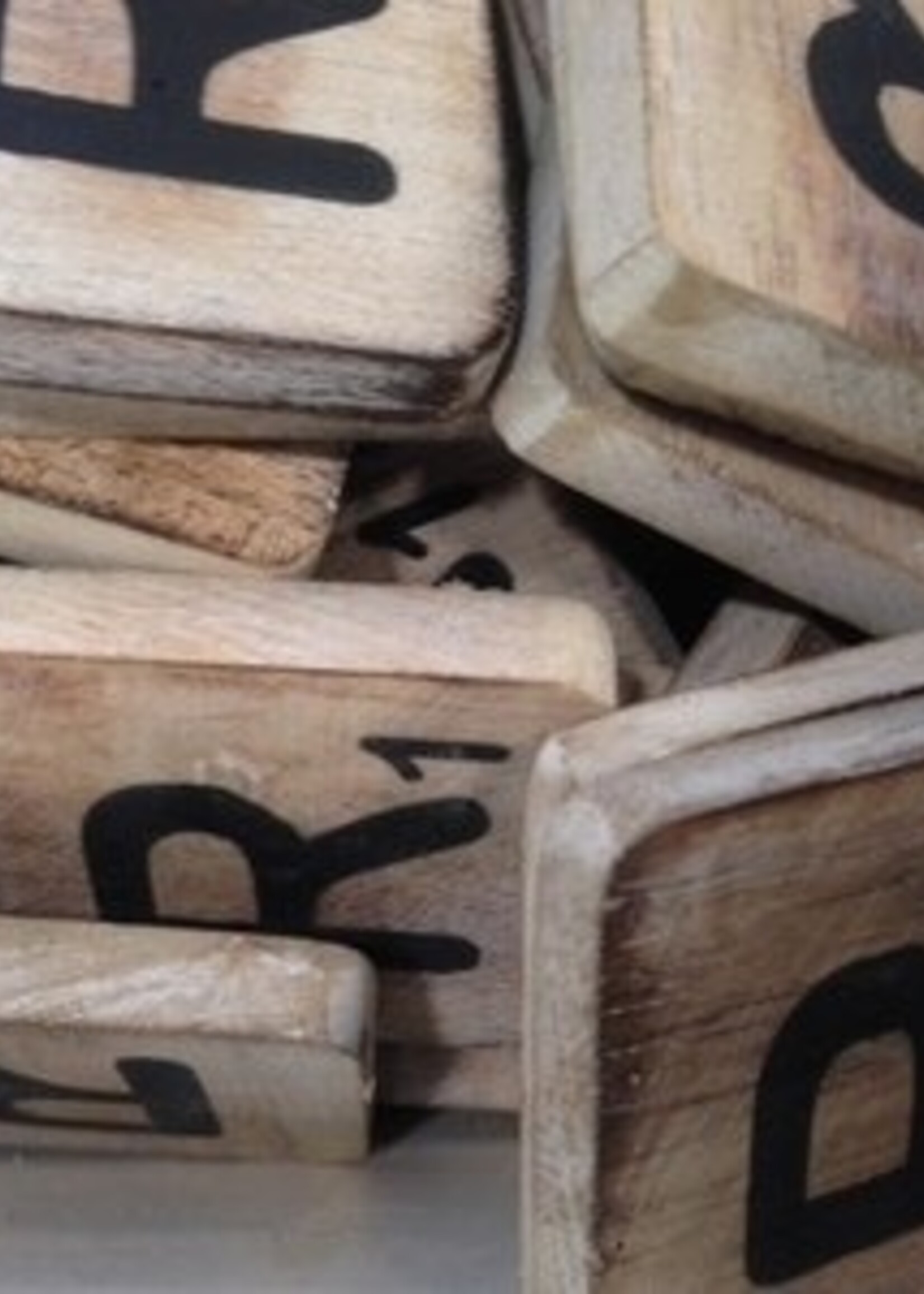 houten letters & tekens Scrabble Letter R  letter R