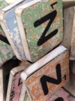 houten letters & tekens Scrabble Letter N